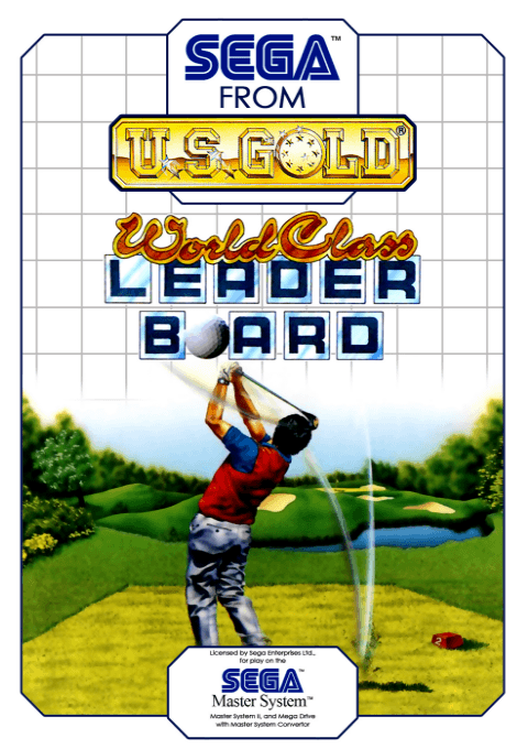 World Class Leader Board Golf box art for Sega Master System